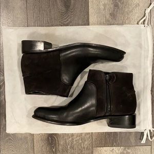 Rag & Bone Black Leather Ankle Boots